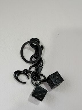 Black Dice Bagcharm / Keychain
